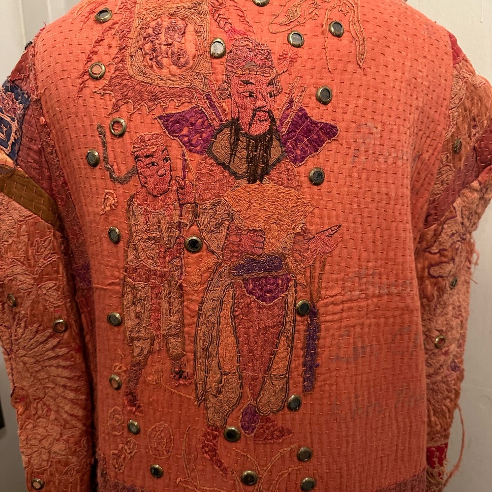By Walid Patchwork Couture Trench Coat - Picture 8 of 12